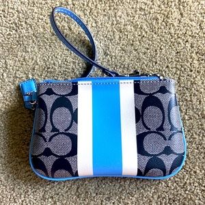 Multicolor Coach wristlet